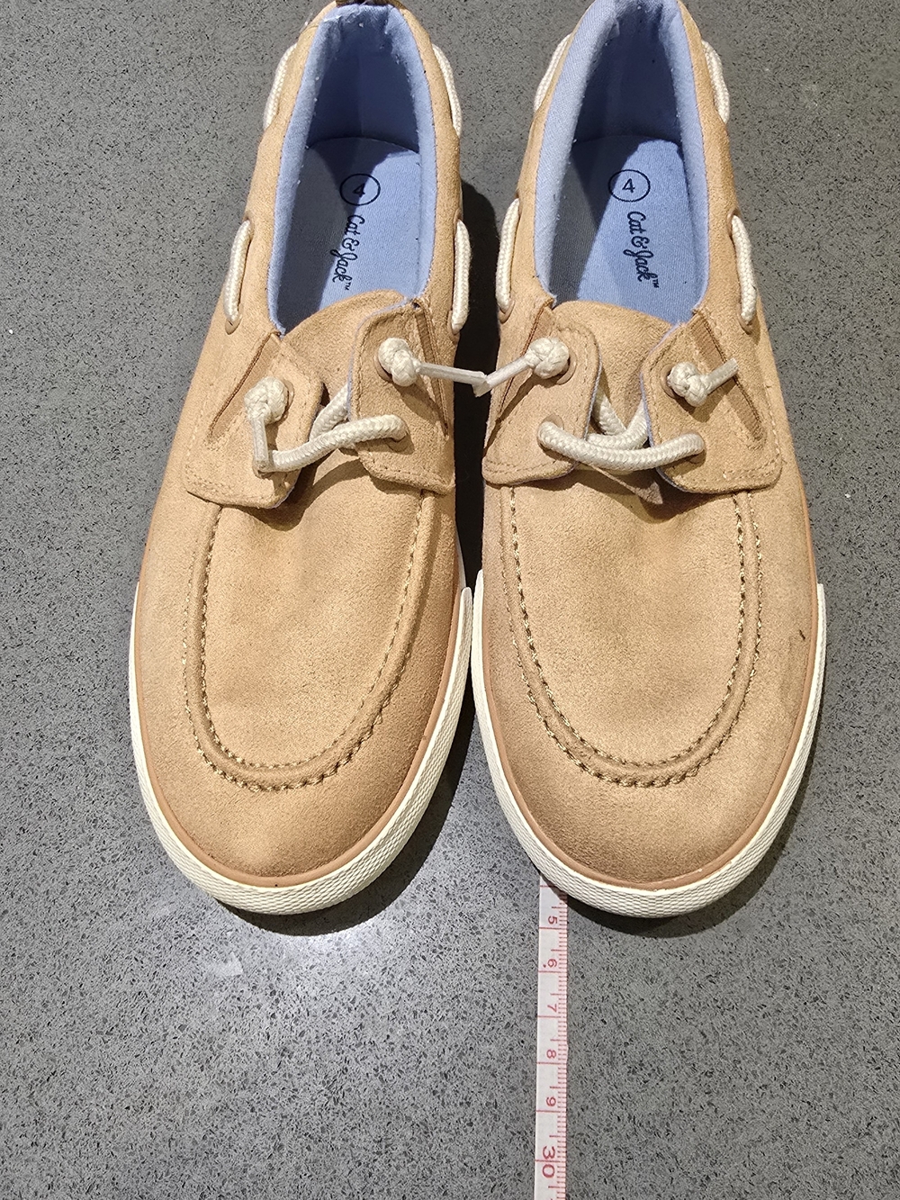 Uisex's Suede Boat Shoes in Tan